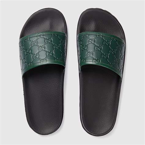 gucci inspired men's slides.